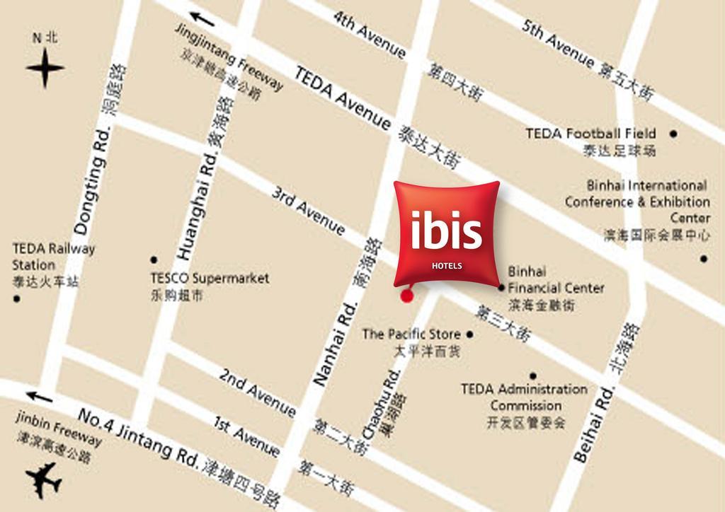 Hotel Ibis Tianjin Teda Exterior foto